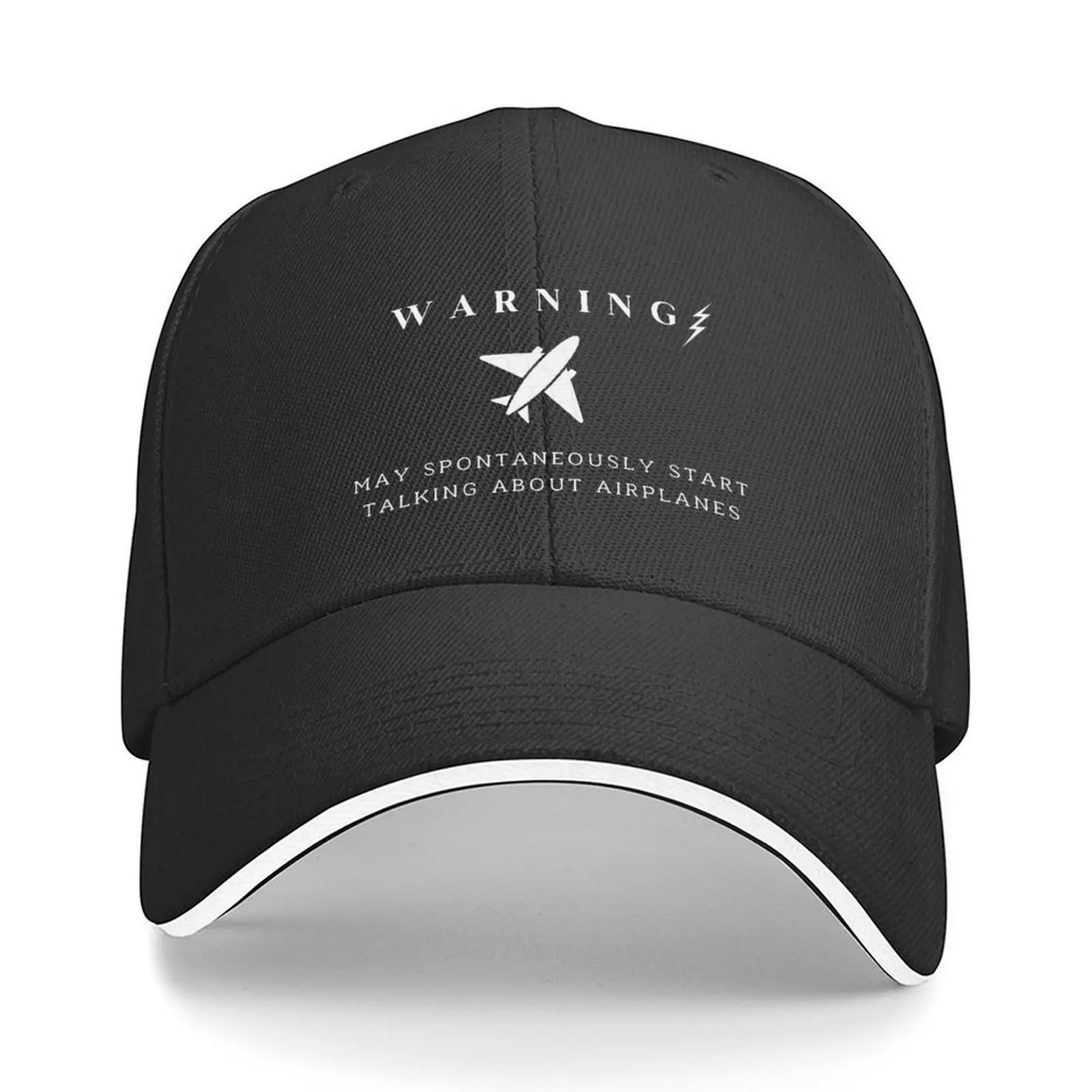

Warning May Spontaneously Start Talking About Airplanes Baseball Cap birthday Brand Man cap Hip Hop hiking hat Woman Hats Men's
