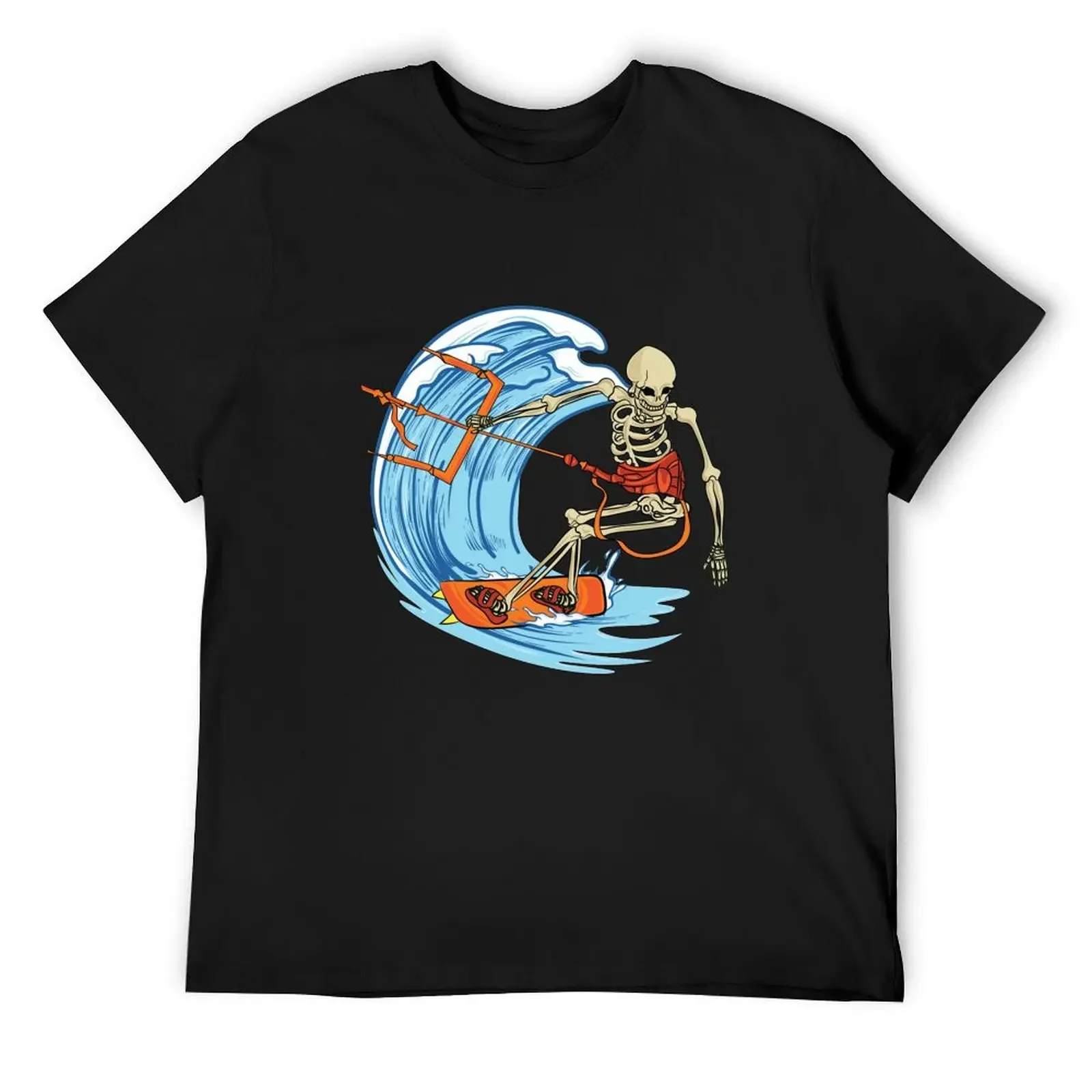 kitesurfing T-Shirt man t shirt plain summer top clothing for men