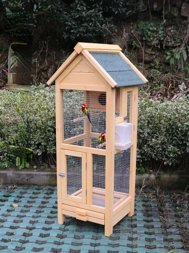 

Открытая клетка для попугая из кожи тигра, большая деревянная клетка для птиц, осьминог, гай, брови, окрашенные брови, Сюань, Феникс, пион, вышивка