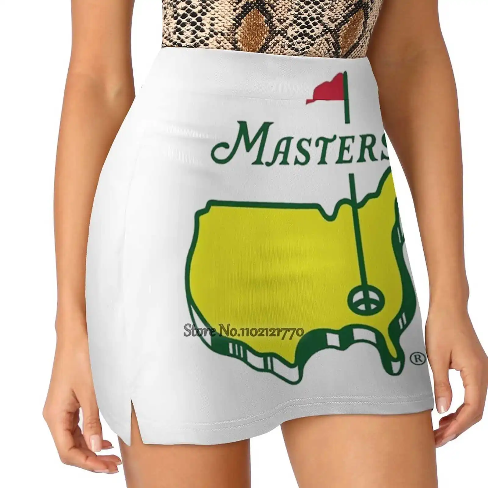 

Masters Golf Pga Women Sports Lining Skirt Tennis Dance Fitness Short Printed Skirts Golf Pga Pga Tour Golfer Masters Sports