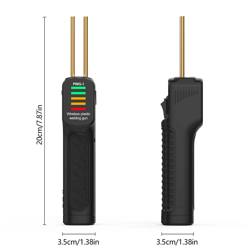 Máquina de soldadura de plástico inalámbrica de mano, recargable por PWG-1 pistola de soldadura, grapadora en caliente, Kits de herramientas de