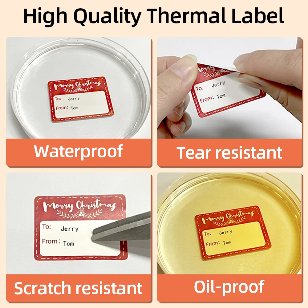 Bekhuz Gold Label Thermal Labels Round Circle Label Sticker for Home Office Gift 50mm*50mm for Phomemo M110 M120 M200 M220 M221