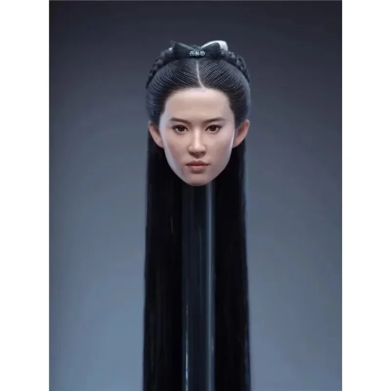 Z6TOYS Z006 1/6 LiuYifei 머리 조각 여성 군인 머리 조각, 고대 스타 모델 핏 12 인치 액션 피규어, Suntan Tbl Ph 바디