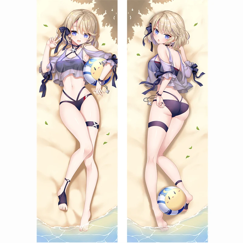 

60x180cm Azur Lane Anime Game Pillow Case KMS Z23 Waifu Dakimakura Sexy Girl Decorative Long Pillow Cover Home Bedding