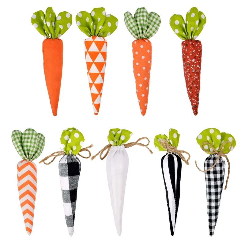 Soft Fabric Easter Carrot Decorations Ornament Perfect for Easter Celebration Dropsale