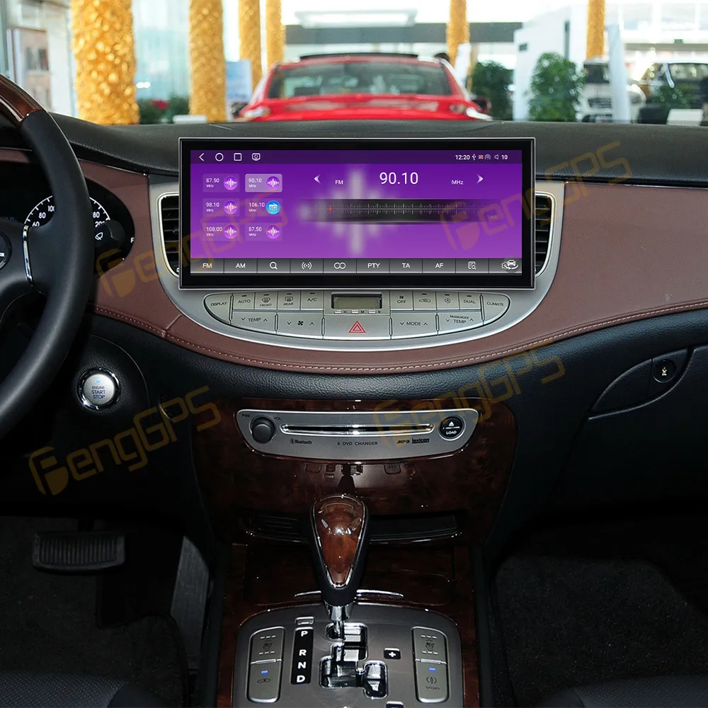 15.8 Inch Screen Car Radio For Hyundai Genesis 2008-2013 Android Auto GPS Navigation Multimedia Video Stereo Receiver Head Unit