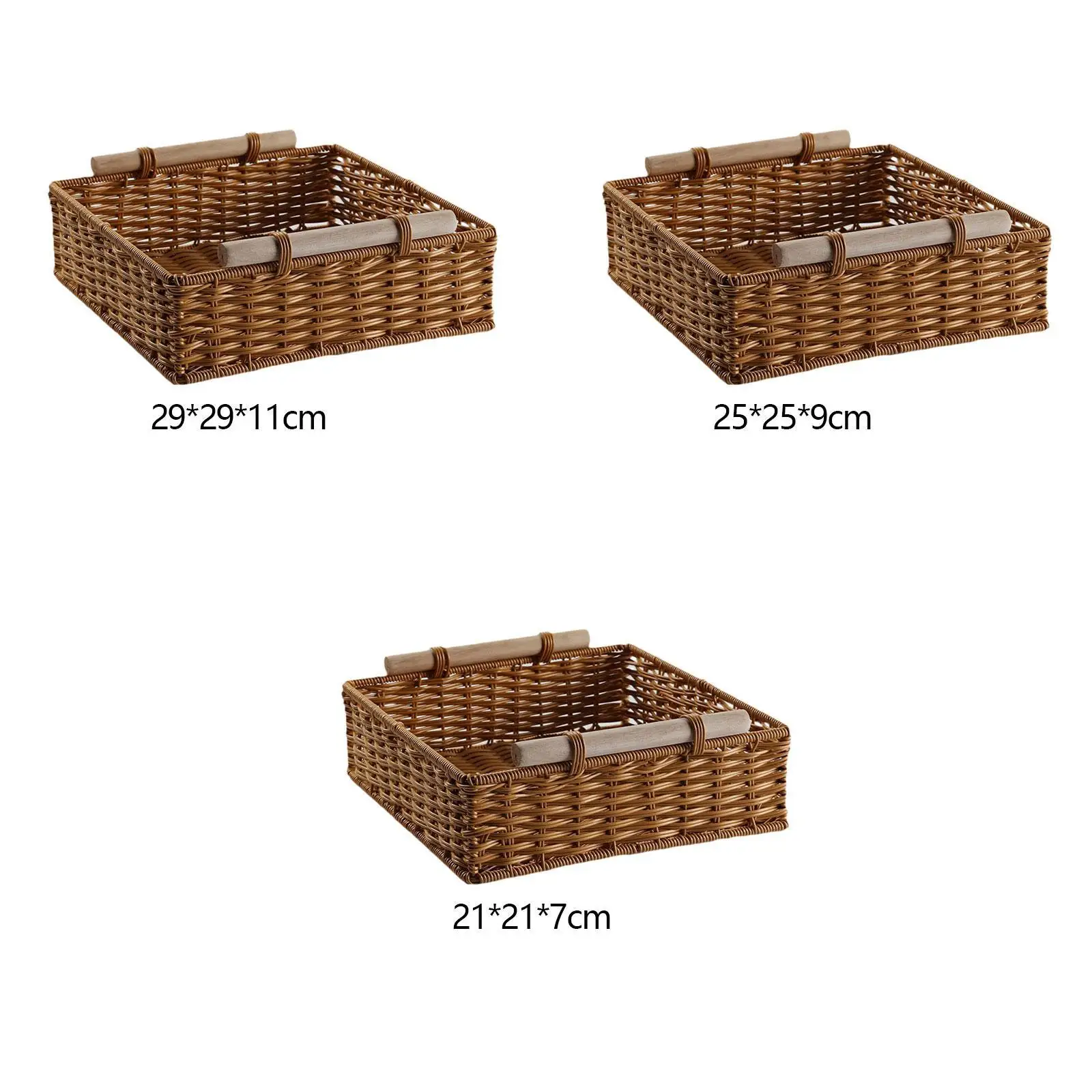 Hand Woven Basket Snack Bread Tray Entryway Keys Trays Modern Food Storage Container Household Organizer for Hotel Tabletop