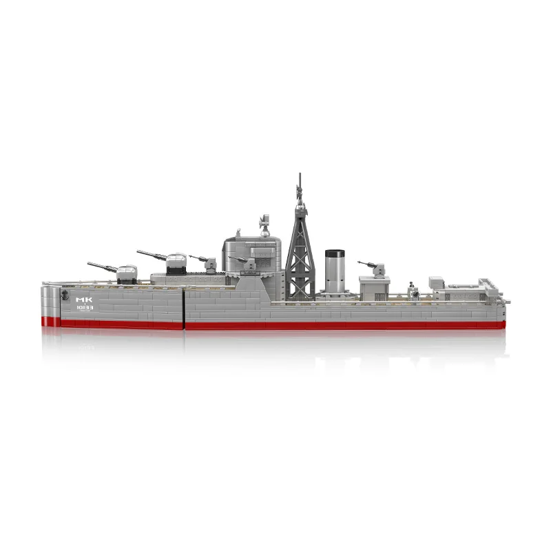 Mould King 10133 Battleship Model Building Kit 1815Pcs Advanced MOC Bricks Set for Adult Collectors Teenagers Gift