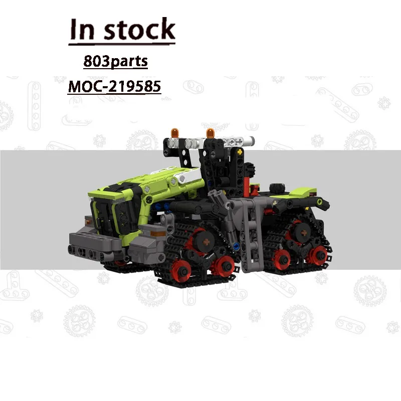 

MOC-219585 Классическая новая модель сельскохозяйственного трактора, строительные блоки, 803, детали, детская игрушка на день рождения и Новый год для мальчиков в подарок