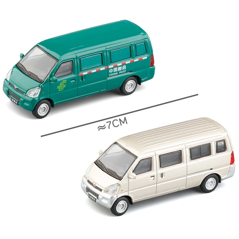 1/64 WULING Chevrolet N300 Move Van Miniature JKM 1:64 Diecast Metal Vehicle Bus Collection ruote gratuite regalo per ragazzi bambini