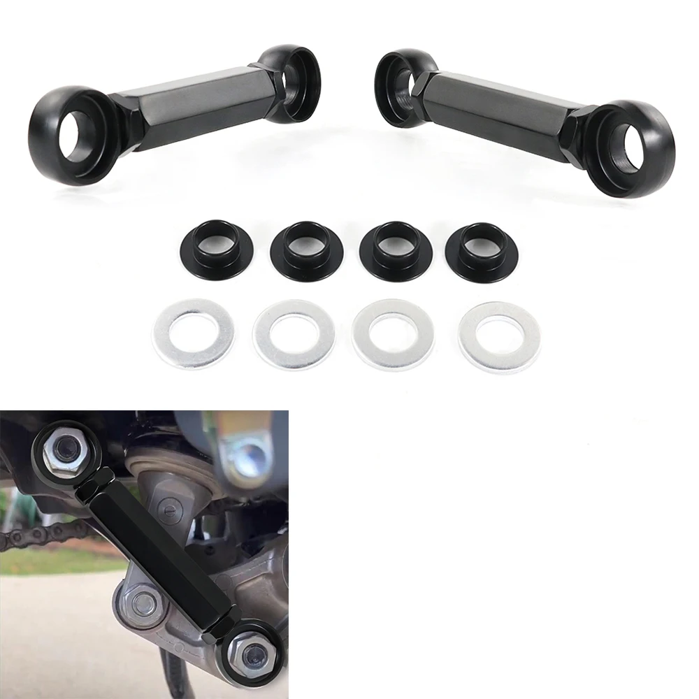 Adjustable Lowering Links Kit Fit For Kawasaki GPZ1100 KLX250R Ninja 250 300 500 H2 H2R Z400 Z1000 Z750 ZR-7 ZX-9R ZX-12r ZZR600