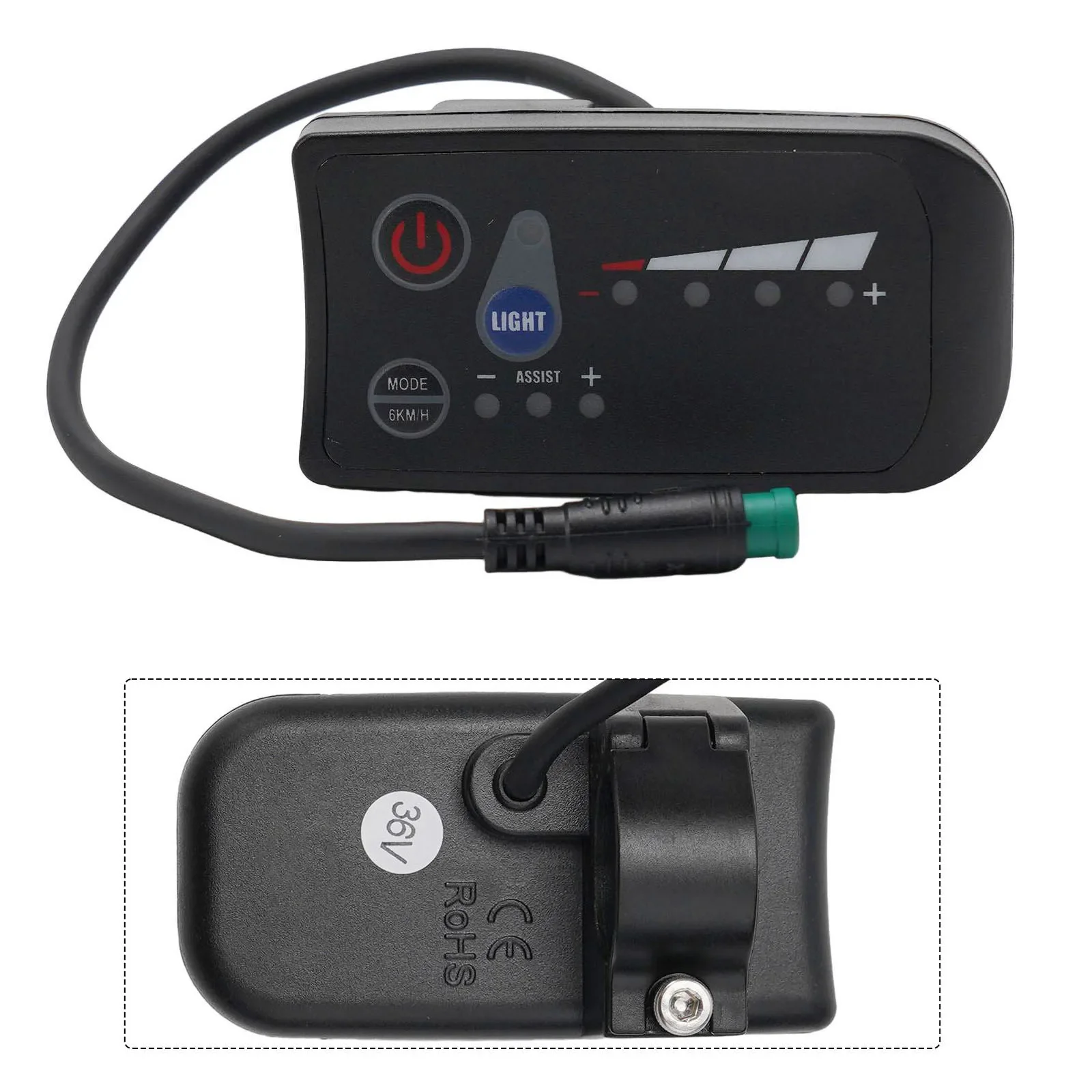 

24/36/48V S810 LED Display Control Panel Accs For Electric Bikes Waterproof NO.2 Communication Protocol Electric Bike Display