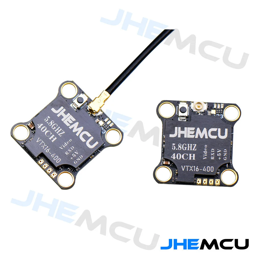 JHEMCUVTX16-400 image transmission 5V 400MW FPV crossing machine IRC image transmission 16 * 16 hole spacing