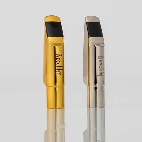 Boquilla de Metal para saxofón Beechler avanzado profesional Alto Soprano Tenor tamaño 5 6 7 8 9 accesorios para saxofón chapados en plata