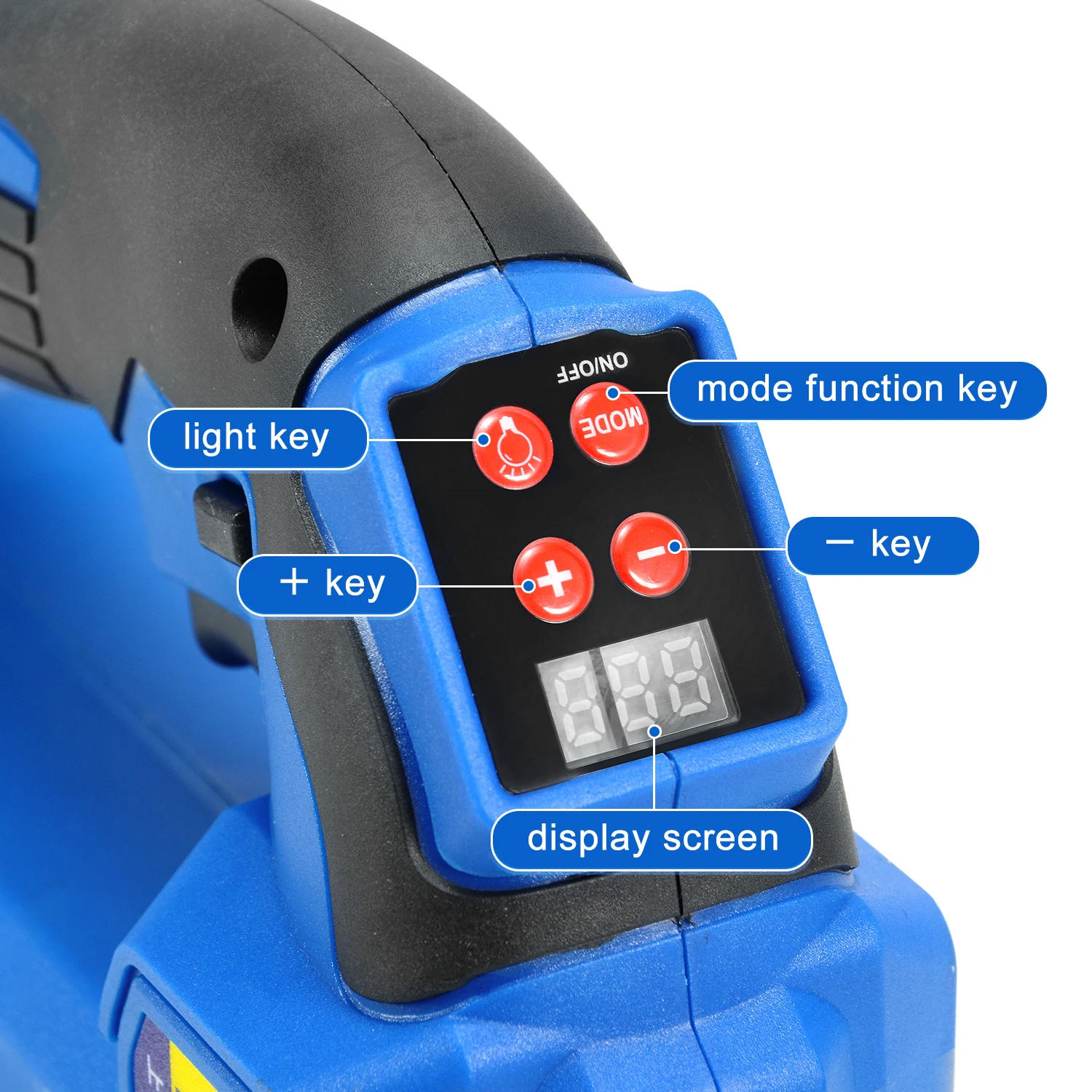 Portable Handheld Grease Gun Lubricating High Voltage Lithium Ion Battery Cordless Electric Grease Gun