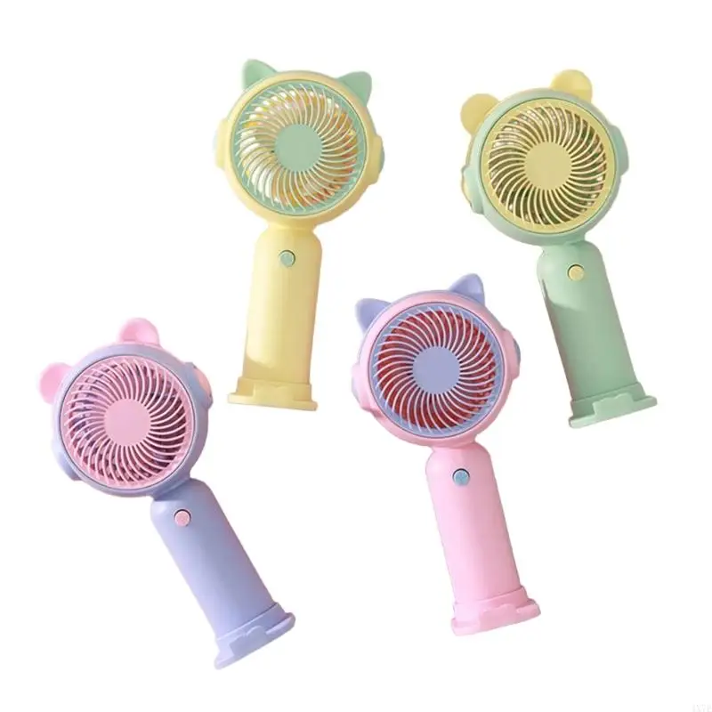 

4X7E AM3 Battery Operated Handheld Fan Indoor Outdoor Use Ergonomic Lightweight