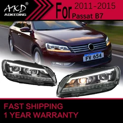 Car Lights for VW Passat B7 LED Headlight 2011-2015 Passat B7 US Version Passat Head Lamp Drl Projector Lens Automotive