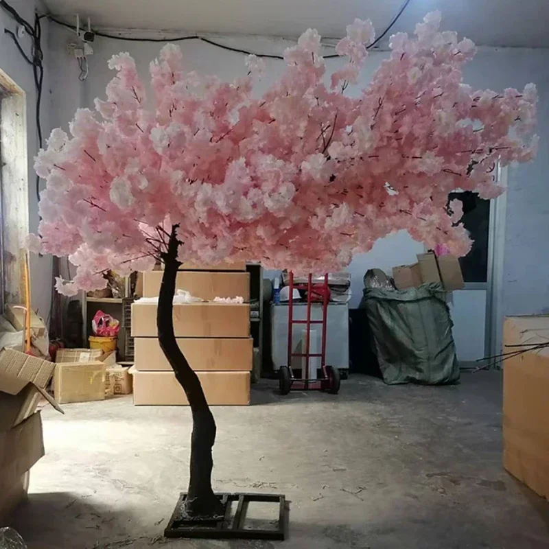 

M038 Outdoor and Indoor Decoration Large Fake Sakura Tree 6 Feet Pink Artificial Cherry Blossom Tree