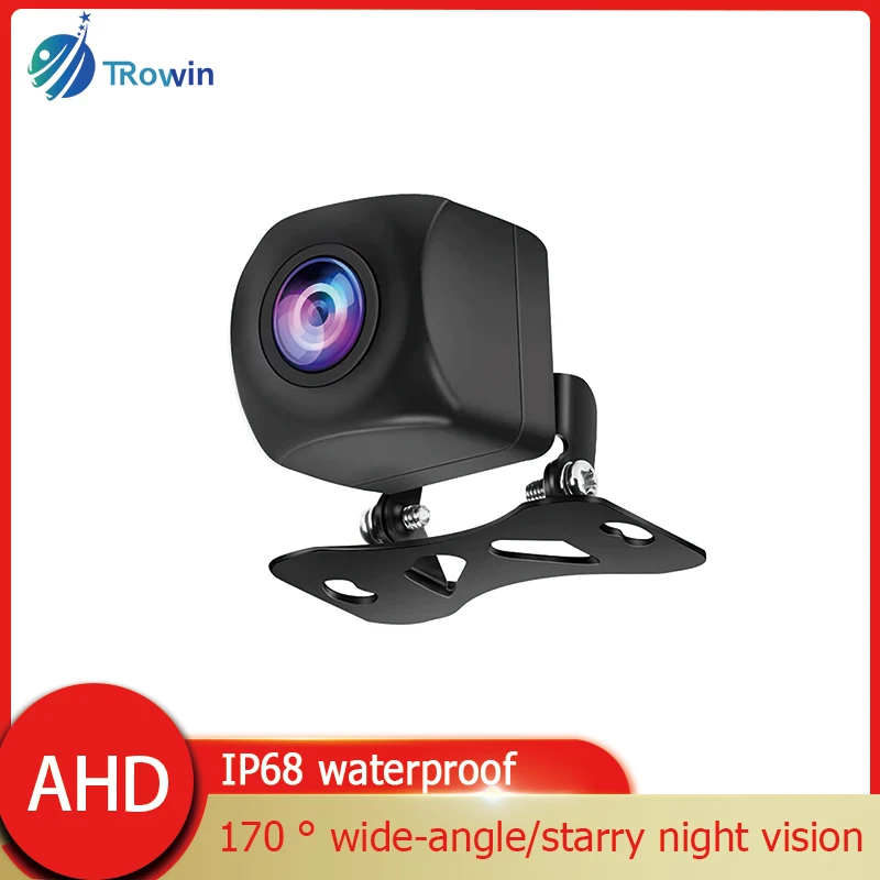 170 Degree AHD Starlight Night Vision Fisheye Car Camera Navigation Large Screen Reversing Image Rear View