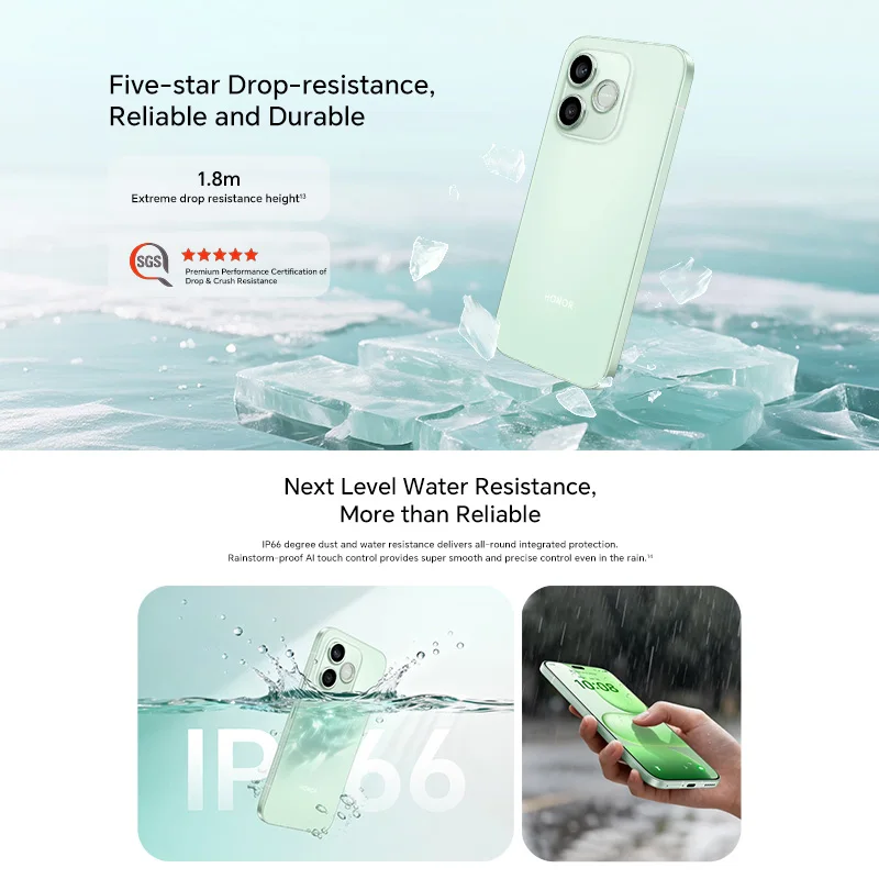 Original New Global Version HONOR 600 Lite 5G 8GB+256GB 6.6'' AMOLED Screen 108MP Main Camera 6520 mAh 45W SuperCharge NFC