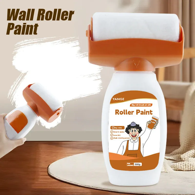 Touch Up Paint Roller Wall Repair Roller Paint Portable Household Paint Brush For Bathroom Kitchen Living Room Toilet Bedroom