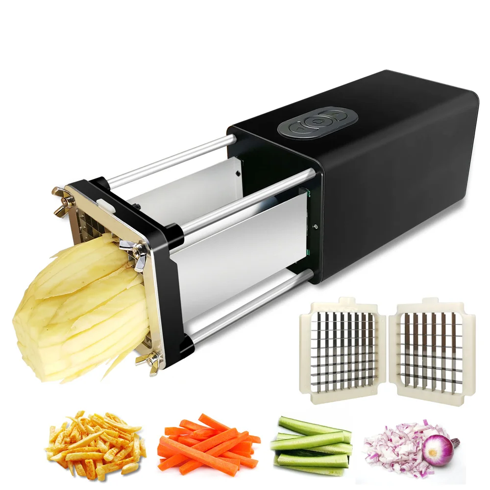 Household Vegetable Cutter Carrot Potato Shredder Electric Chip Slicer Stainless Steel Cucumber Diced Machine