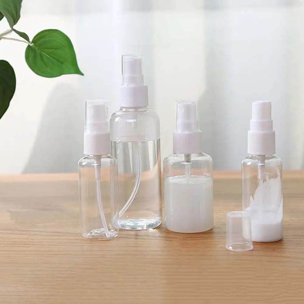 Leere transparente Parfümflasche, Spülspray, Make-up, Kunststoff-Zerstäuber, nachfüllbare Flaschen, kosmetisches Sprühgerät, Sprühflasche