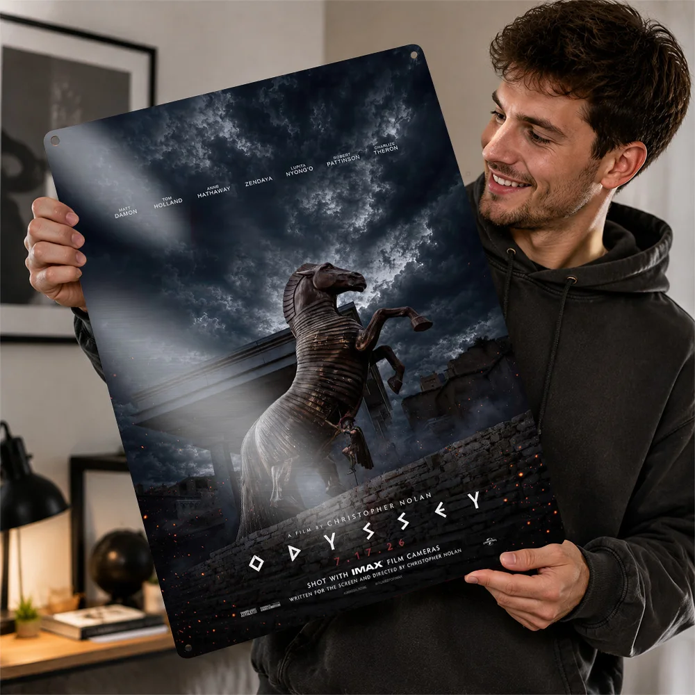 Odyssey Movie Concept Metal Poster Perfect Gift for Fans Lovers Customized Wall Art Metal Sign for Bar Accessories Wand Deko