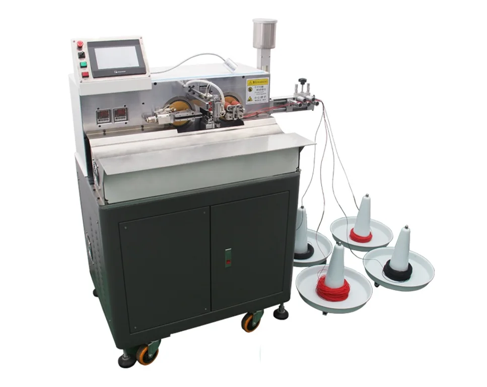 Machine d'étagage à souder, entièrement automatique, dénudage de câbles lumineux LED, torsion