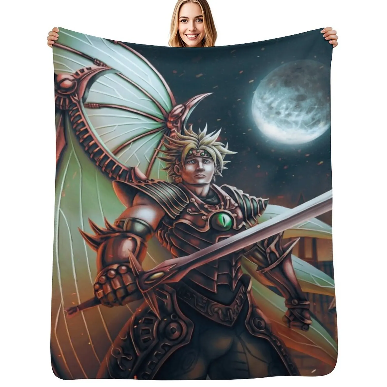 

Dart Fire Dragoon Throw Blanket For Decorative Sofa Winter beds Luxury St funny gift Blankets