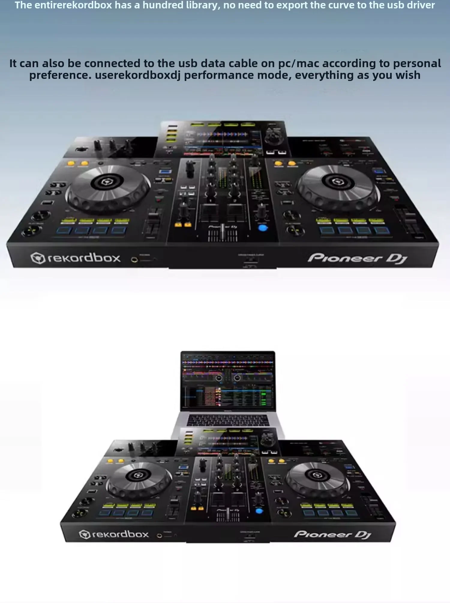 Pioneer DJ Pioneer XDJRR RX3 XZ digital controller dj disc player integrated U disk tape display