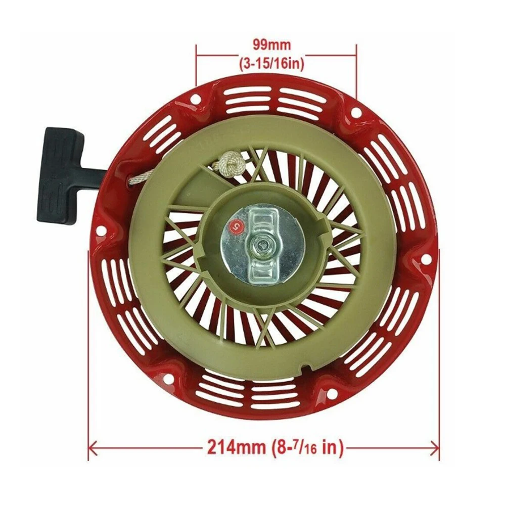 Imagem -06 - Puxe para Iniciar Recoil Starter para Honda Gerador de Gasolina Motor de Bomba de Água Peças de Reparo para 190f 192f Gx340 Gx390 Gx610 Gx620