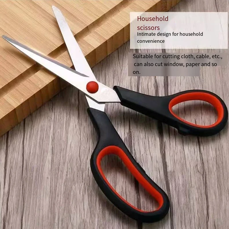 Stainless steel kitchen scissors Multi-functional strong chicken bone scissors can hold walnut hand scissors 3 sets