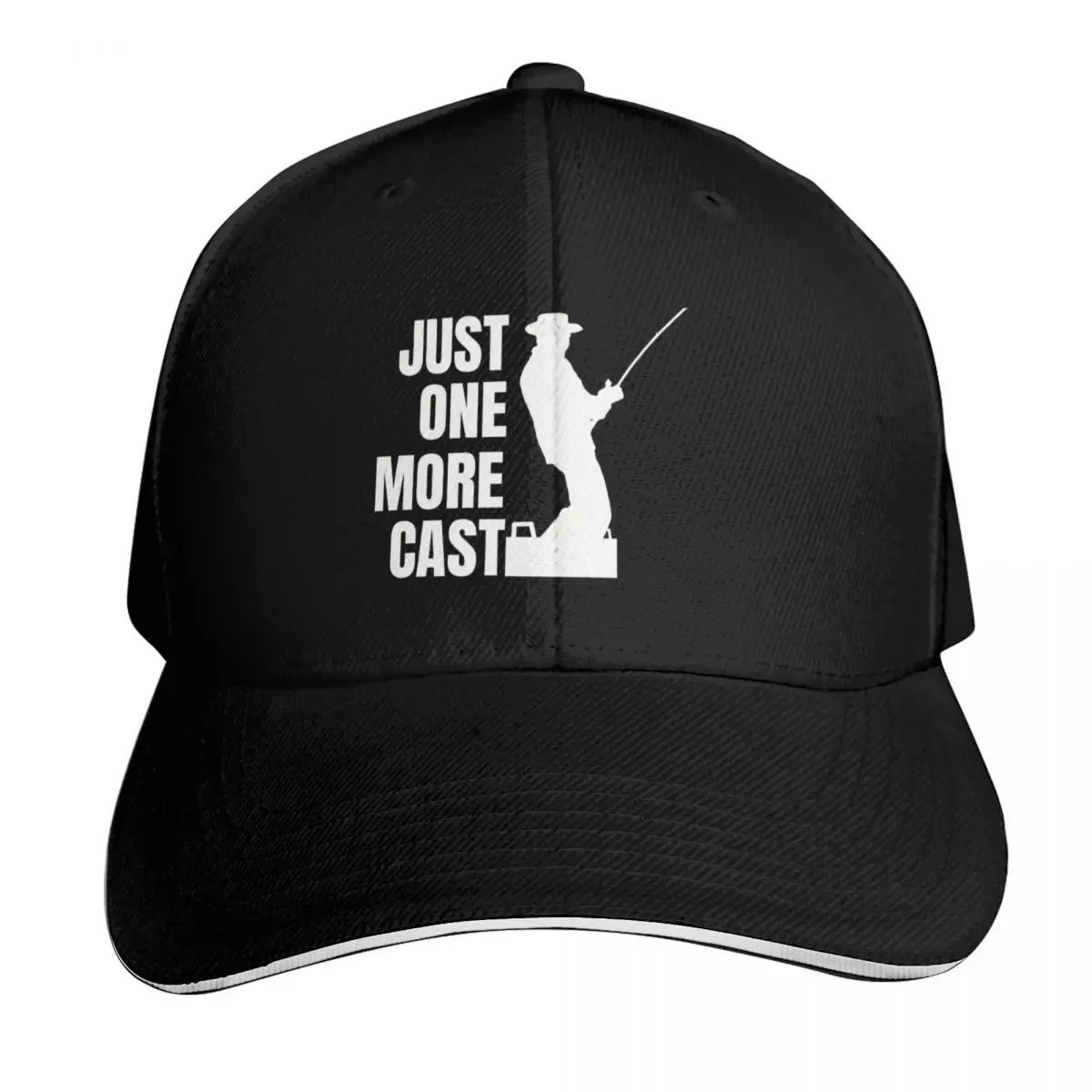 Just one more cast I promise - I got fish to catch Baseball Cap Men Women Casual Summer Sport Sun Cap