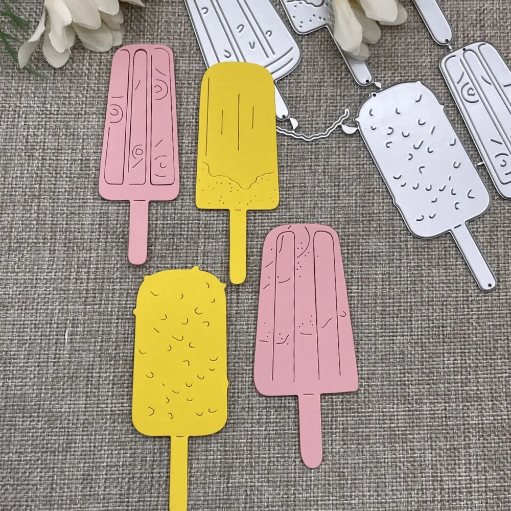 

Новая серия металлических вырубных форм для мороженого, трафареты для скрапбукинга, декоративного тиснения, рукоделия, шаблоны для вырезания