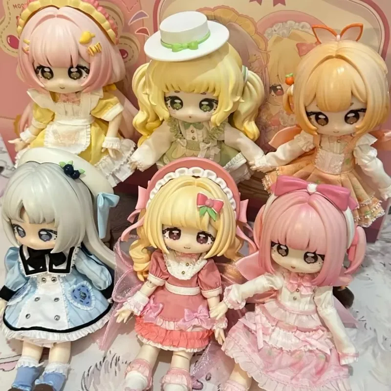 

100% Genuine 1/12 Bjd Moowooart Sugar Series Blind Box Articulated Figurine Ornament Cute Doll Toys Girl Birthday Gift Diy Hobby