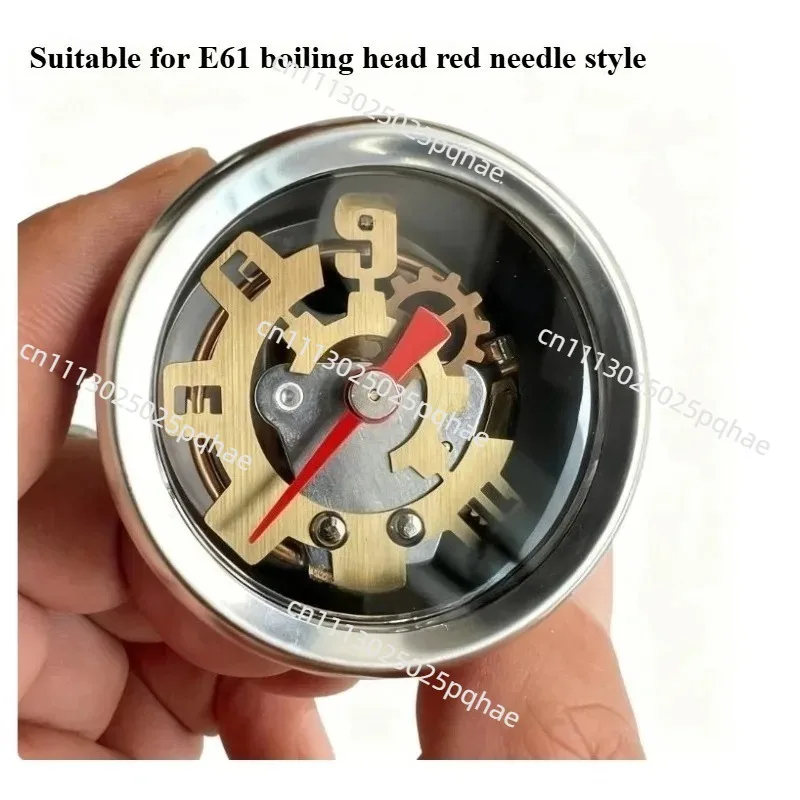 Applicable To Coffee Machine Pressure Gauge E61 Brewing Head Hollow Pressure Gauge M6 Thread Interface 304 All Stainless Steel