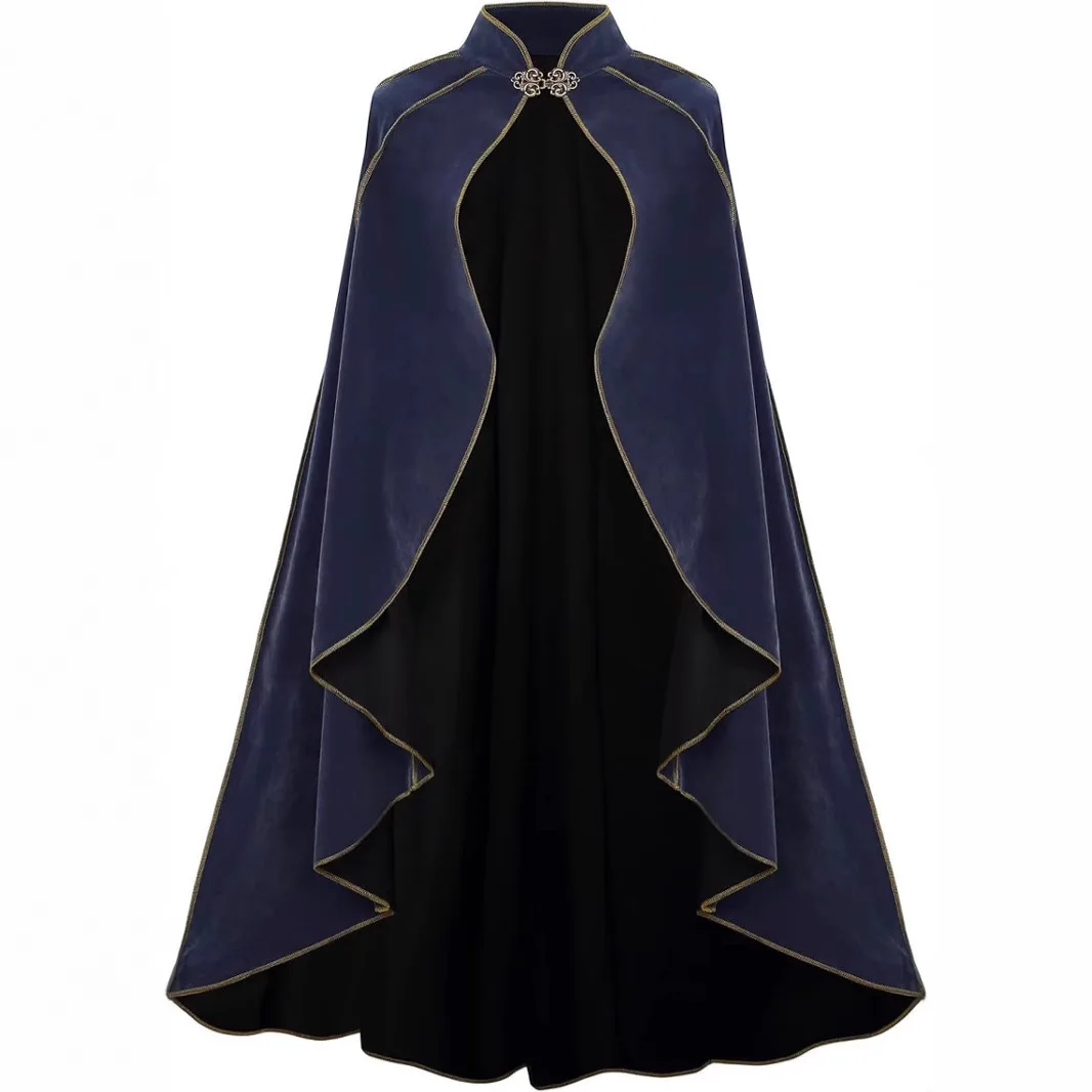 Cape de Cosplay pour hommes et femmes, châle médiéval, Robe de Pirate Vampire, Costume de vieux Ranger, fête fantaisie de carnaval pour adultes et femmes