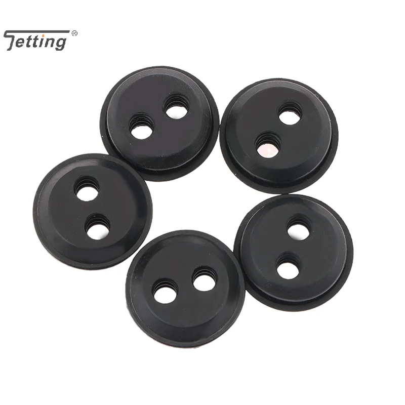 5Pcs Rubber Grommet 2 Holes Fuel Gas Tank Seal Grommet For Hedge Trimmer Weed Eater Brush Cutters Replacement Garden Supplies