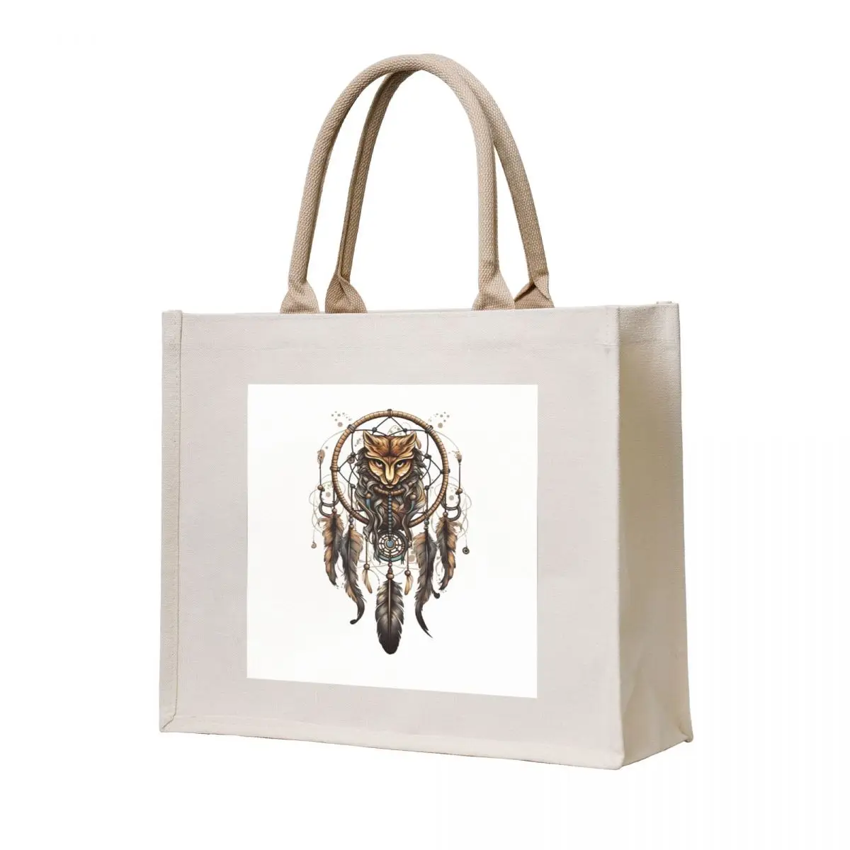 

dreamcatcher cat Tote Bag Cloth bags canvas tote bags for women Eco bag