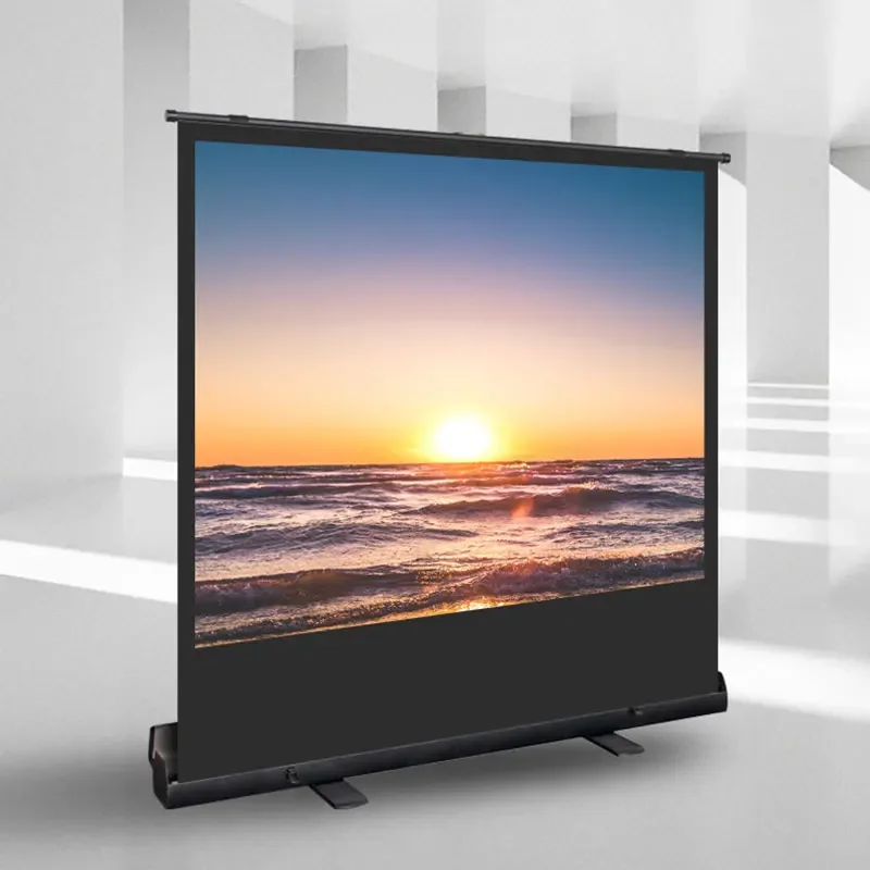 High Quality Floor Stand Projection Screen