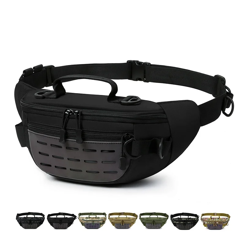 Riñonera táctica nailon MOLLE senderismo pesca bolsa teléfono - imagen 4