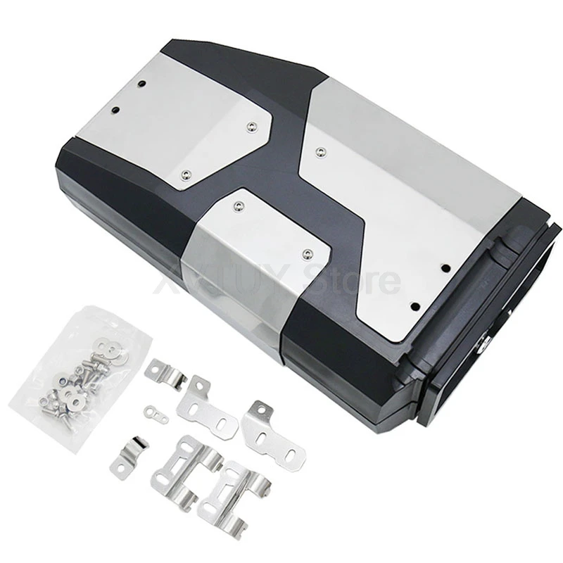 For BMW R1250GS R1200GS LC/ADV F850GS F750GS Tool Box Motorcycle Aluminum ABS Side Box Storage Box Moto Tool Kit Accessories