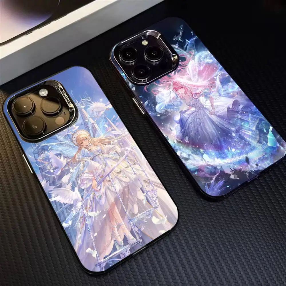 

I-Infinity Shining N-Nikki Phone Case For iPhone 16 17 15 14 12 13 Pro Max Black Color Shockproof Cover