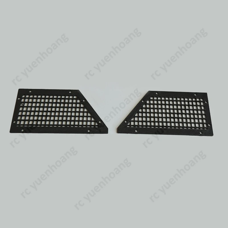 1 par para mn82 rc modelo de carro de escalada escala 1/12 janela quadro protetor chuva guarda 3d impresso simulação capa peças modificadas