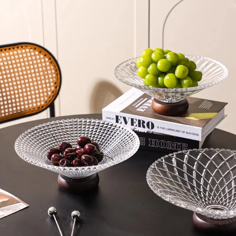 creative-glass-fruit-plate-with-wooden-stand-modern-home-decor-tray-for-living-room-coffee-table-candy-snack-salad-serving
