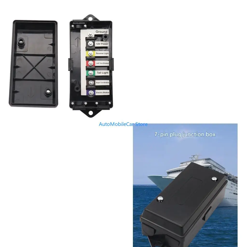 

G8TE 7 Way Junction Box For Trailers Trucks And Motorhome Providing Stable Electrical Connection And In Various Towing