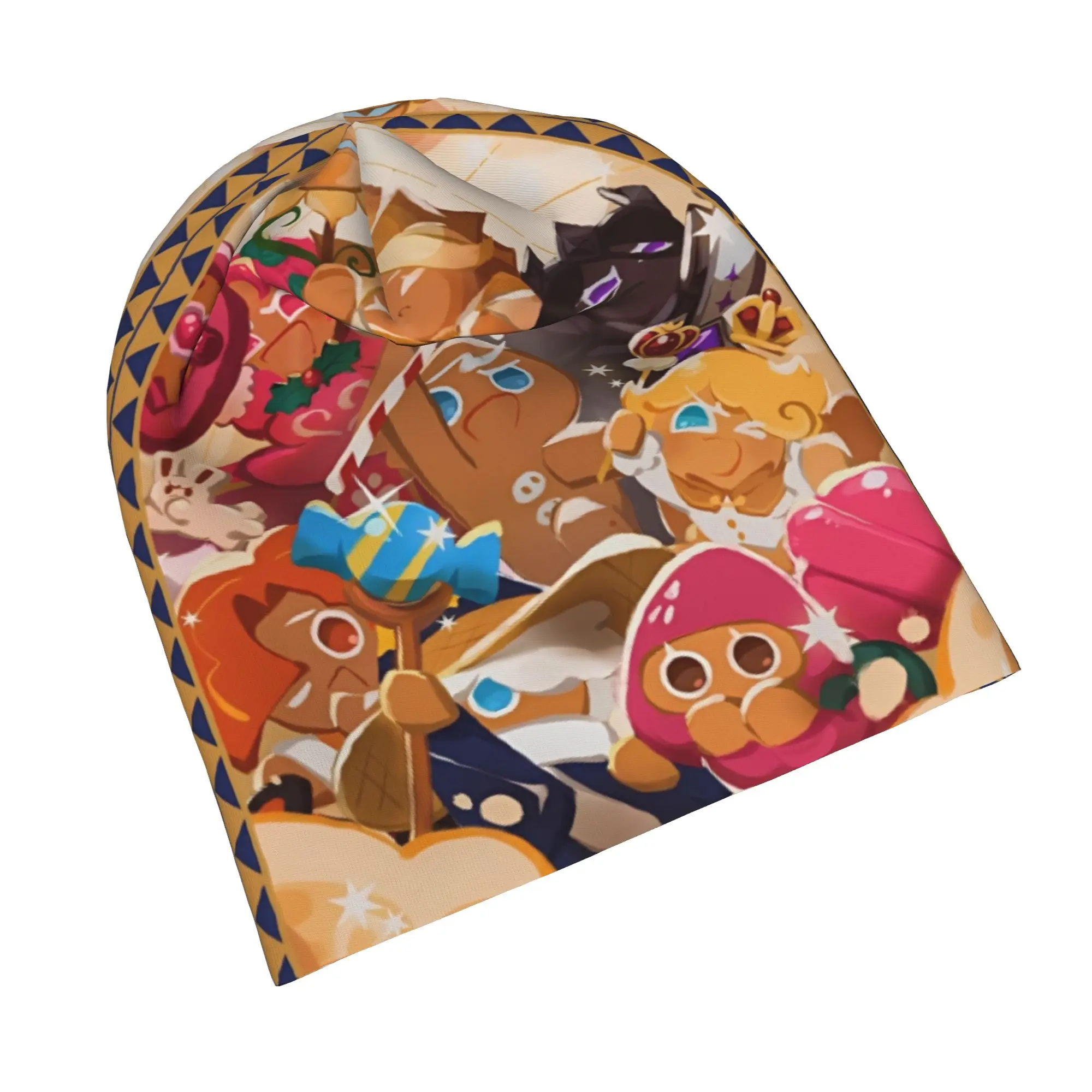 Cookie Run Kingdom  Skull Cap Beanie Quick Dry Video Games Gym Workout Hat for Men Women