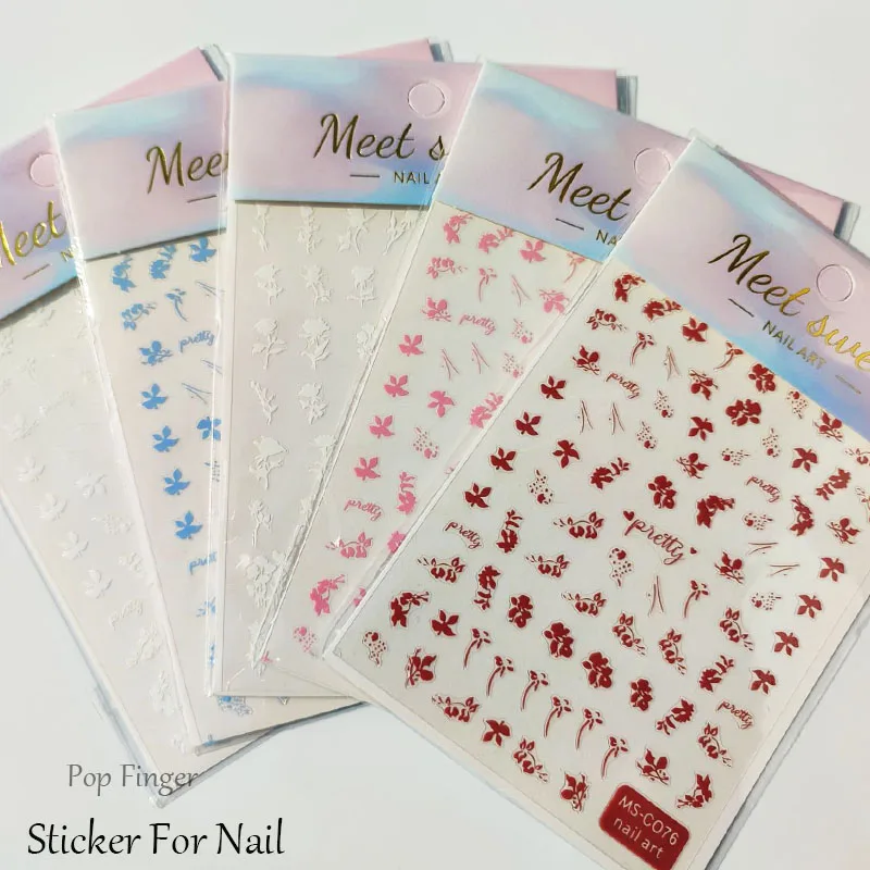 

200pcs Stickers MX Series Flowers Stars Moon Nail Stickers DIY Professional Accessories For Manicurists