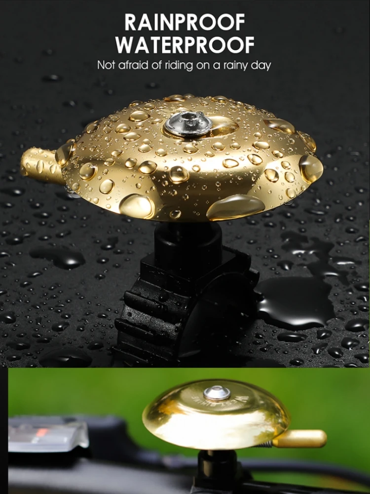 AliExpress West Biking WEST BIKING New Bicycle Bell Cycling Handlebar Ring Retro Classical Bells Sound Clear MTB Road Bike Safety Alarm Scooter Bells